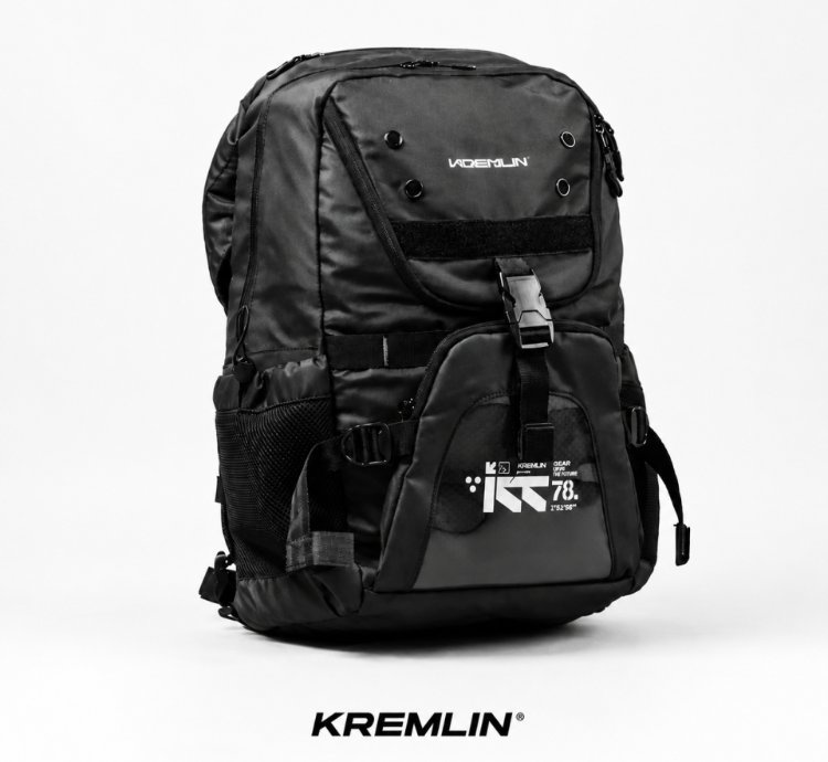 Kremlin Hood Backpack Black - External