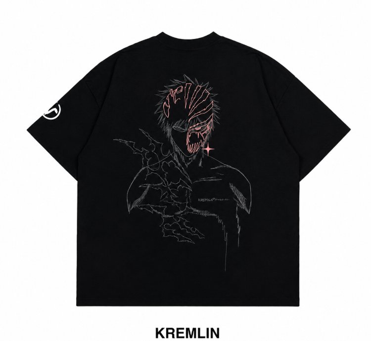 Kremlin Hollow - T-shirt Oversized Puff Relaxed Fit Black