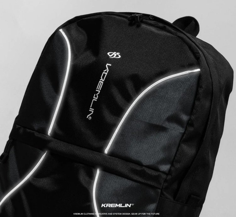Kremlin Xeno - Reflective Black Backpack Bag 16 L