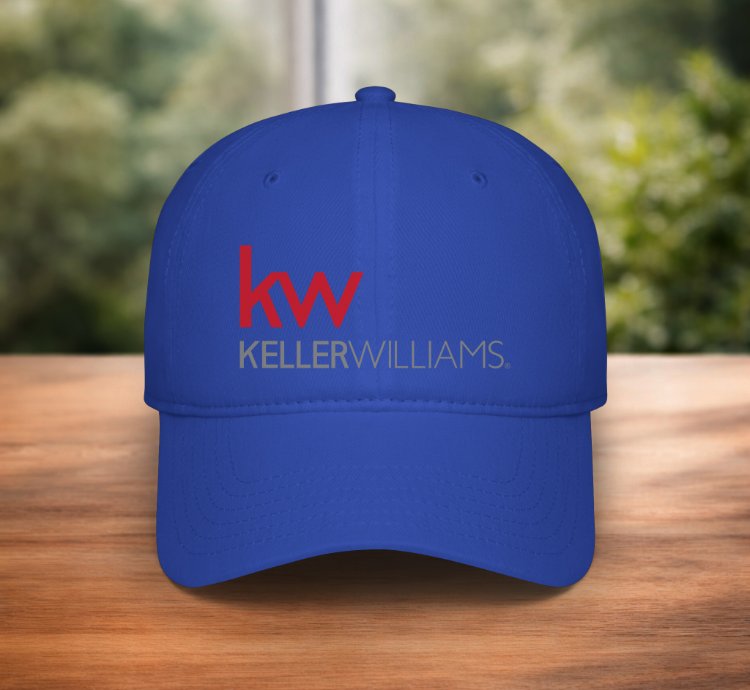 Kw Keller Williams Logo Cap Classic Blue Adjustable Real Estate Baseball Hat