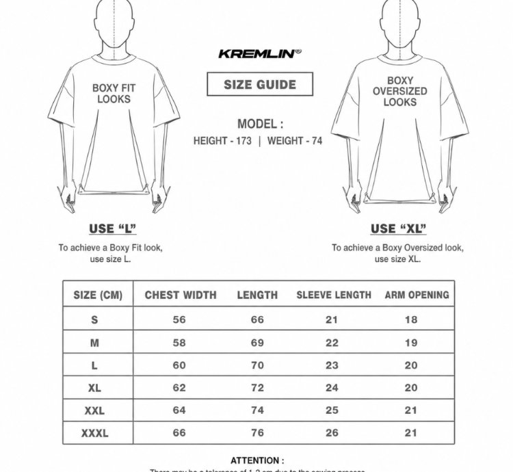 Kremlin Boxy Glow T-shirt Black - Rise