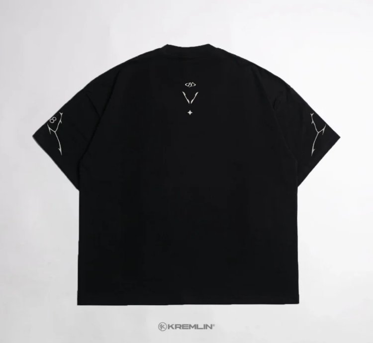 Kremlin Boxy Glow T-shirt Black Level Up