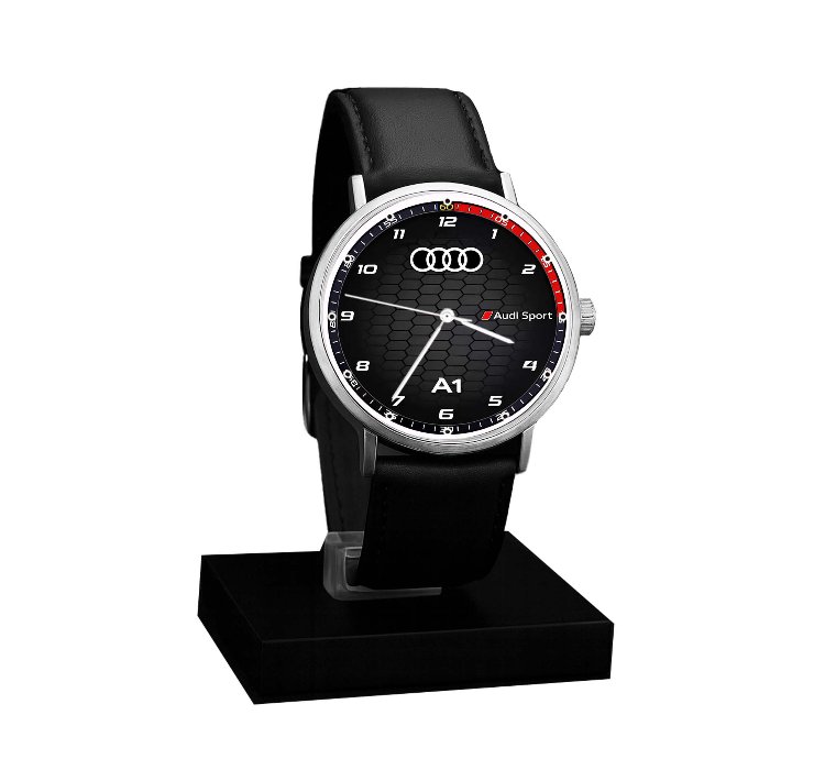 Luxury Audi Sport Logo Watch Super Car Inspired Automotive Stainless Steel