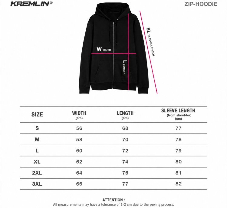 Kremlin Gunscream - Zipper Hoodie