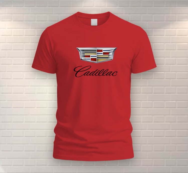 Cadillac T-shirt Mens Shirt Red