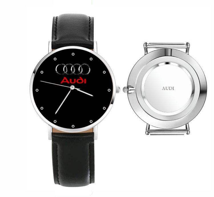 Audi Logo Otomotive Super Car Sport Watch