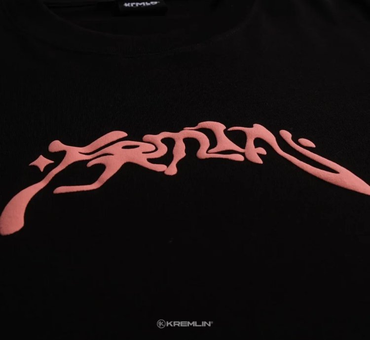 Kremlin Oversized Puff T-shirt Black - Hollow