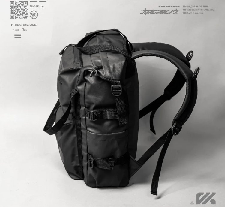 Kremlin Detroit Tech Gear Backpack 25l - Black