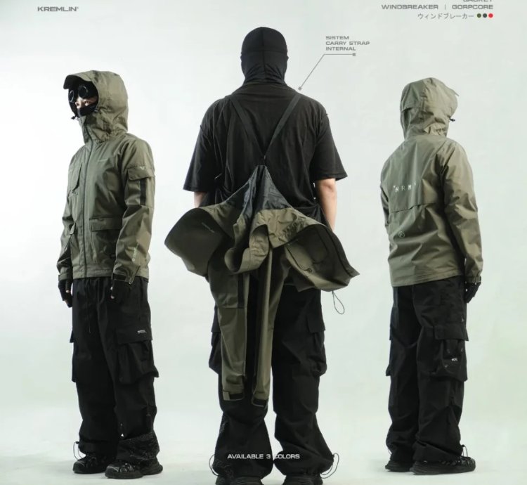 Kremlin Gorpcore Windbreaker Jacket Trooper