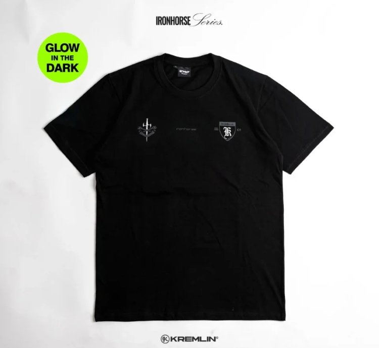 Kremlin Ironhorse T-shirt Black Spin