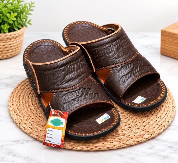 Premium Handmade Genuine Leather Sandals In Brown 3