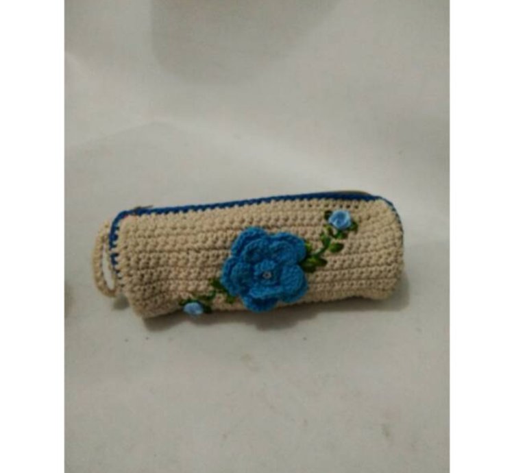 Authentic Handmade Knitted Pencil Wallet