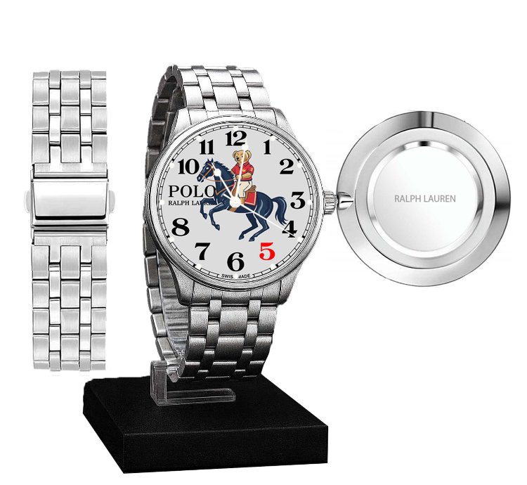 Polo Watch Bear Riding A Horse Design