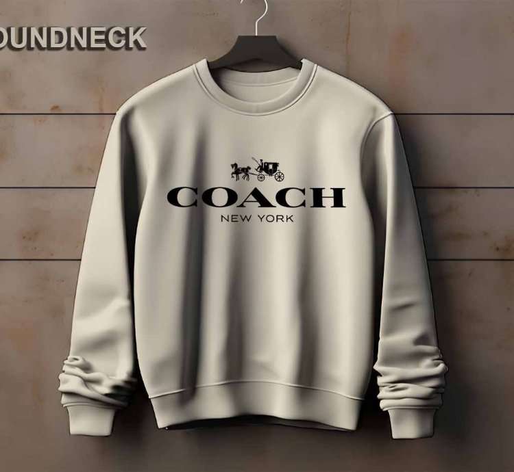 Coach Logo Sweatshirt Elegant Design Us Size