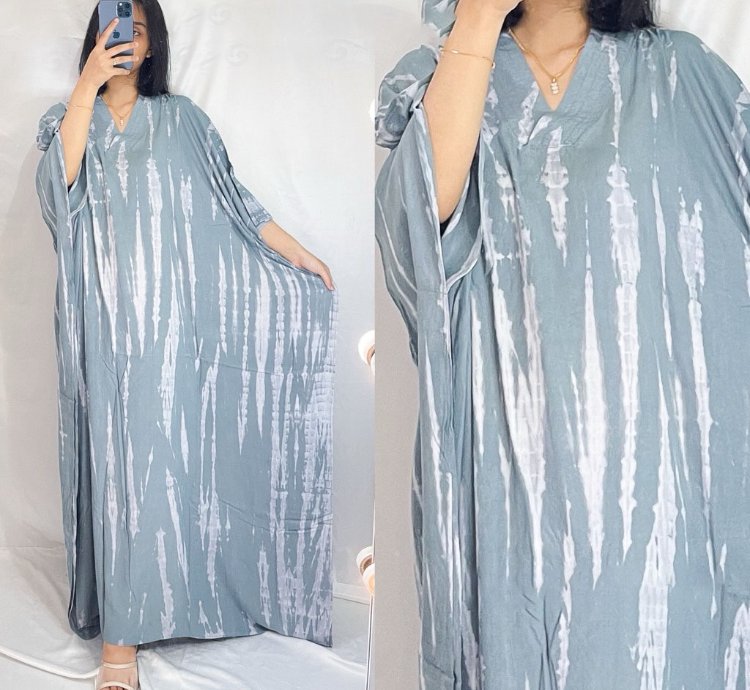 Relaxed Fit Artisan Caftan Dress