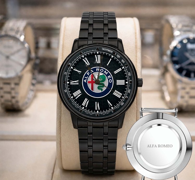 Alfa Romeo Black Design Sport Watch
