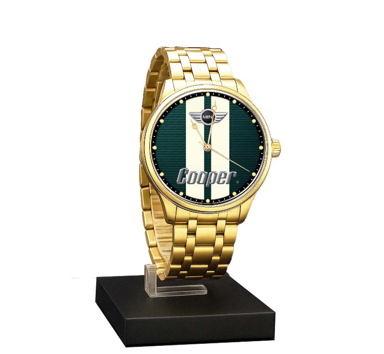 Mini Cooper Green Watch Stainless Steel