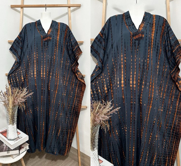 Loose Fit Maxi Kaftan Dress