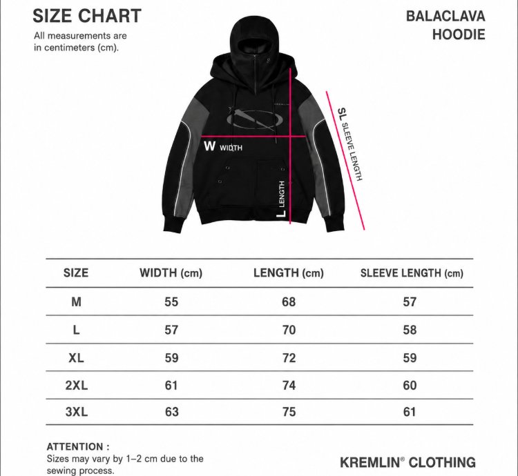 Kremlin - Eclipse Balaclava Zipper Hoodie Darkpoetic Series - Misty Gray