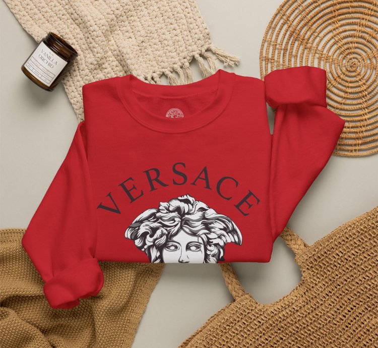 Versace Milano Red Sweatshirt - Size Usa