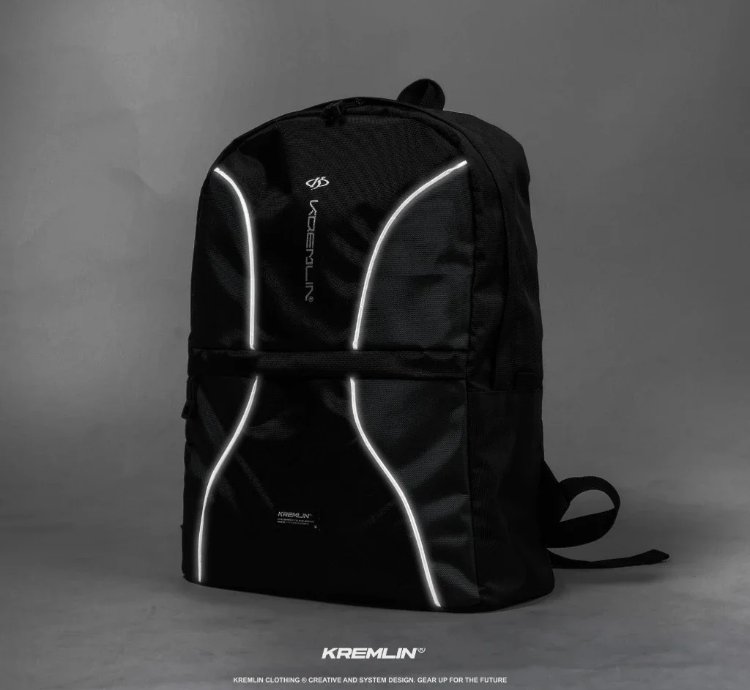 Kremlin Xeno - Reflective Black Backpack Bag 16 L