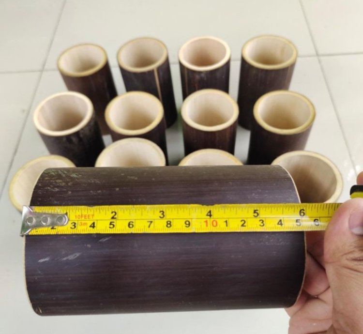 Black Bamboo Craft Materials