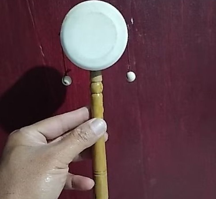 Otok Otok Wooden Spinning Dram Childrens Toy