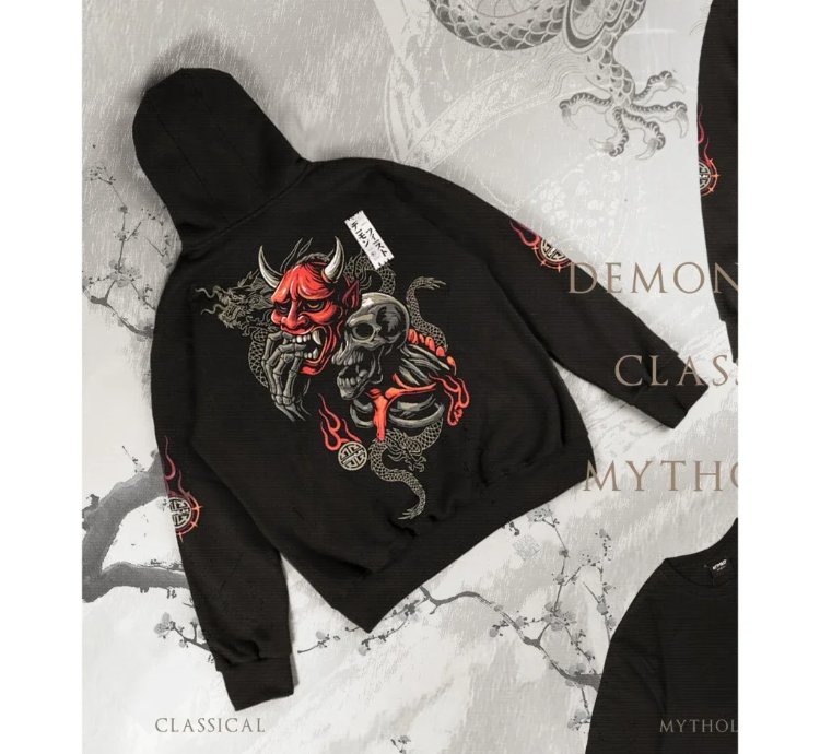 Kremlin Grimask - Pullover Hoodie Mythology Revival Black