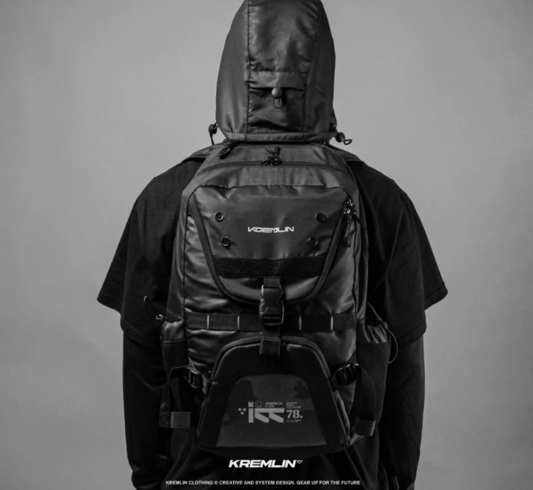 Kremlin Hood Backpack Black - External
