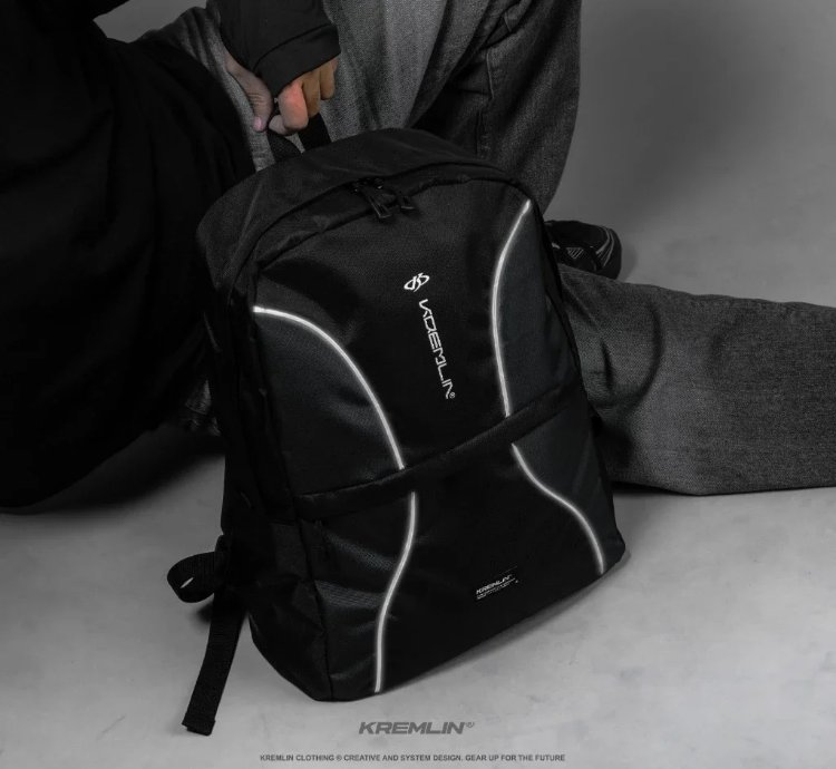 Kremlin Xeno - Reflective Black Backpack Bag 16 L