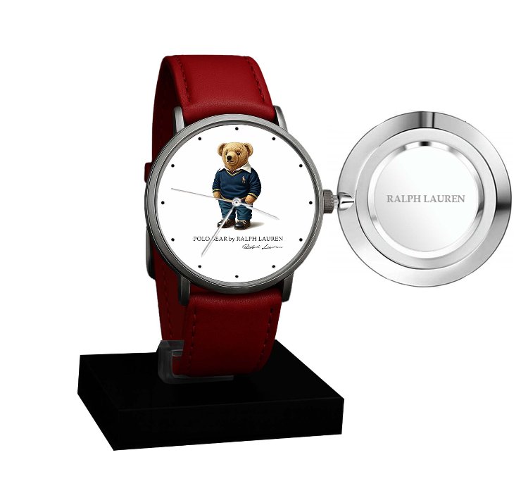 Polo Watch Luxury Preppy Bear Design With