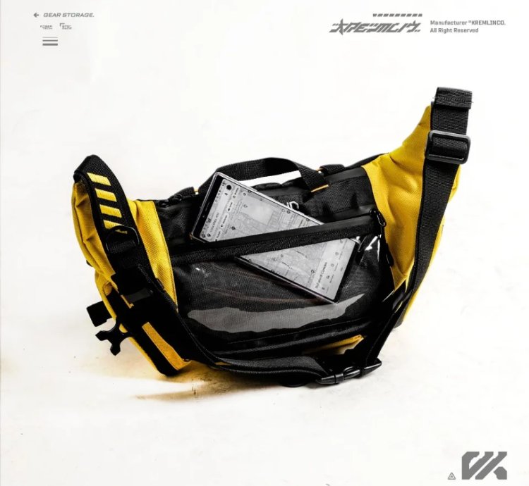 Kremlin Double Strap Waist Bag Cyrax Yellow