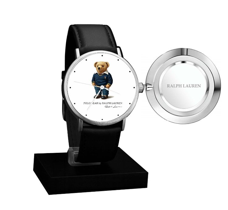 Polo Watch Luxury Preppy Bear Design With