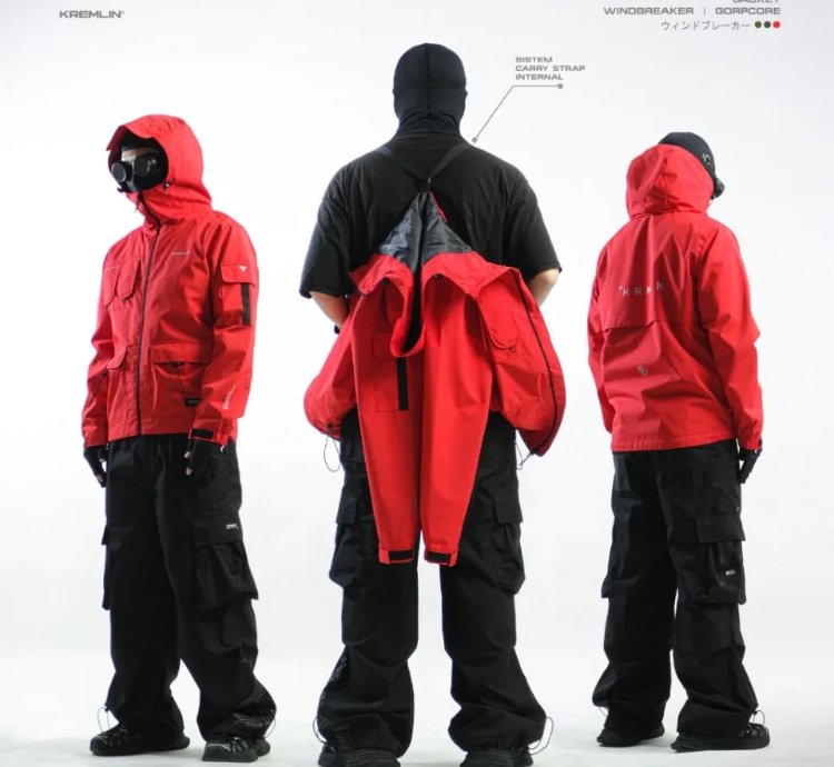 Kremlin Gorpcore Windbreaker Jacket Trooper