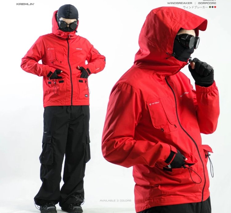 Kremlin Trooper - Jacket Windbreaker Gorpcore Outerwear 3 Colors
