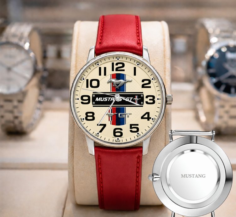 Ford Mustang Clasik Sport Metal Watch