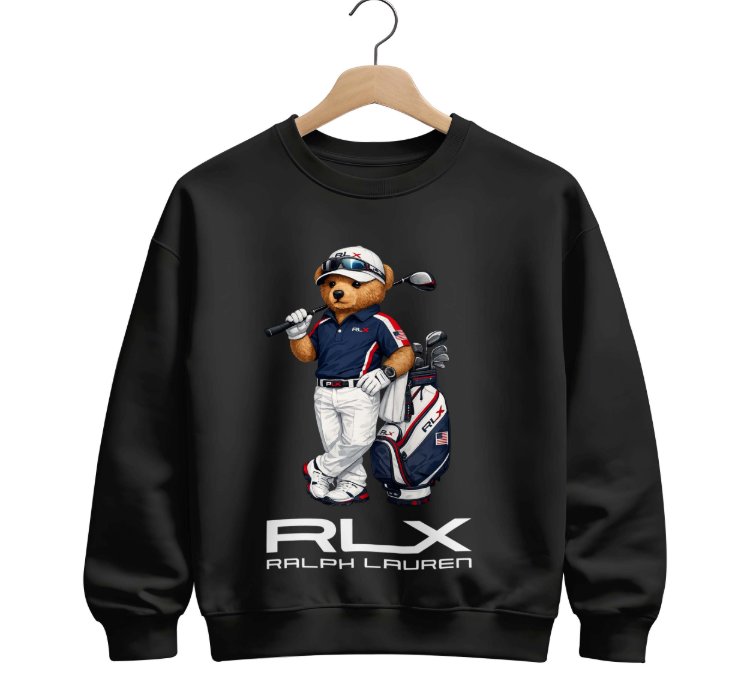 Sweatshirt Polo Bear Rlx Size Usa