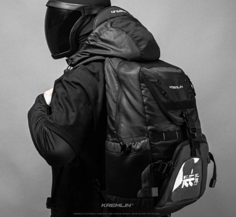 Kremlin Hood Backpack Black - External