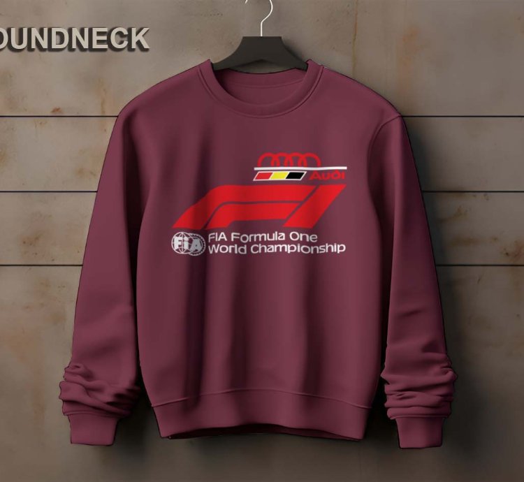 Audi F1 Logo Sweatshirt Elegant Design Us Size