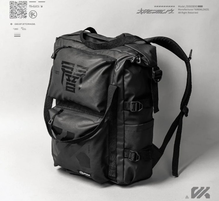 Kremlin Detroit Tech Gear Backpack 25l - Black