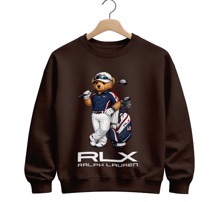 Sweatshirt Polo Bear Rlx Size Usa