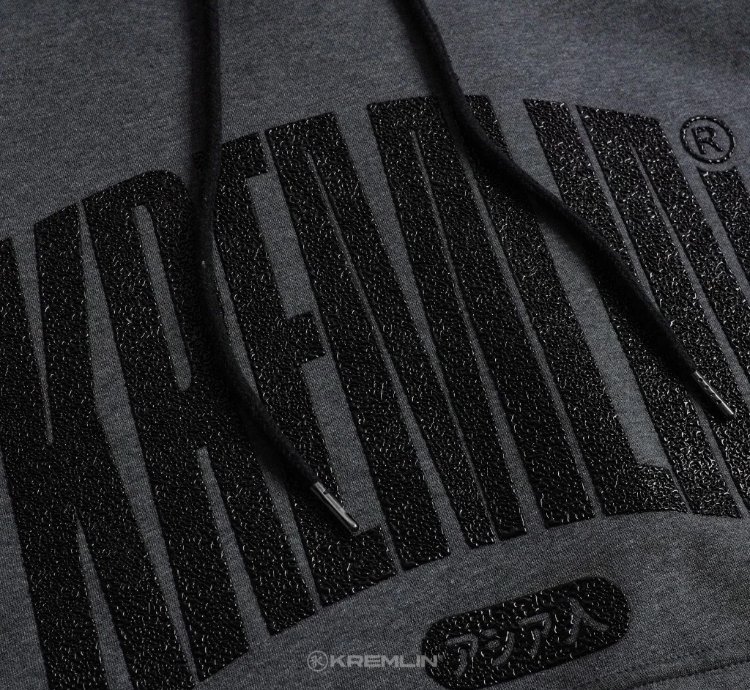 Kremlin Surge - Pullover Hoodie Typo Graphic Hd Caviar