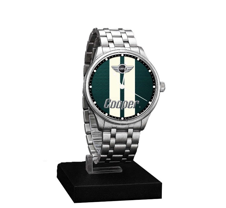 Mini Cooper Green Watch Stainless Steel