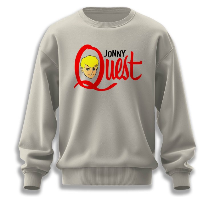 Jonny Quest Vintage Cartoon Sweatshirt Sand