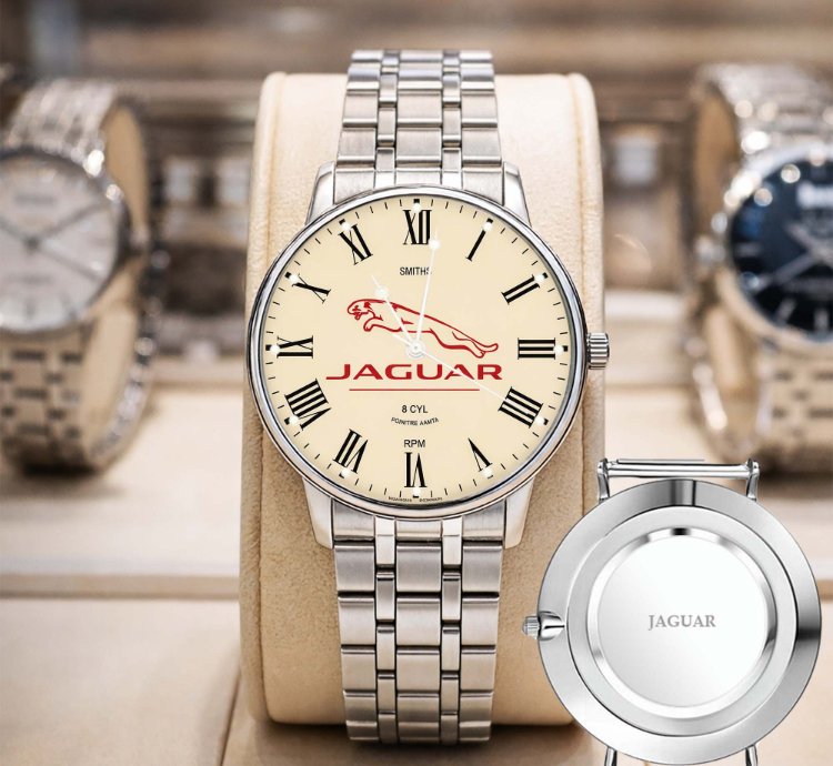 Jaguar Watch Luxury Leather Strap Watch