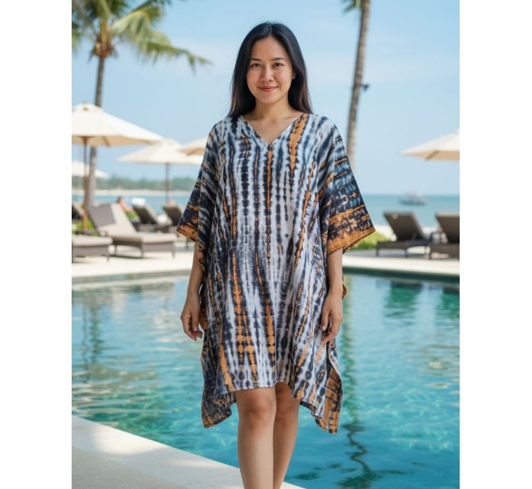 Loose Fit Rayon Tunic Dress