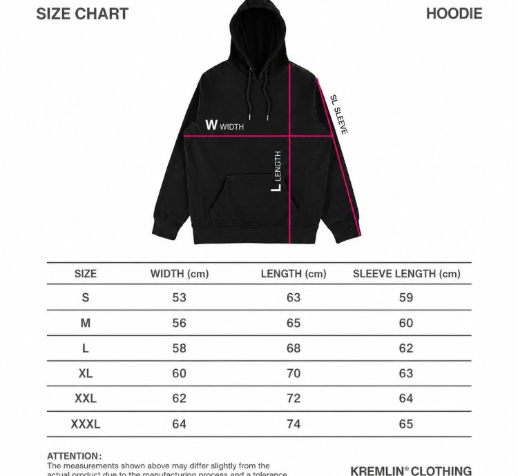 Kremlin Griffith - Pullover Hoodie High Neck Black