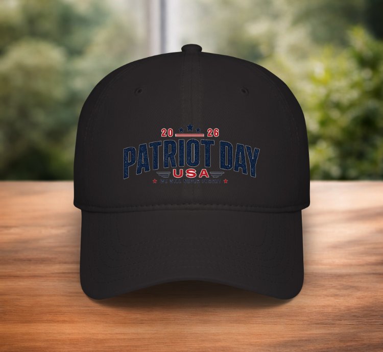 Patriot Day Usa 2026 Hat 911 Never Forget Baseball Cap American Memorial Cap September 11 Tribute Gift Black