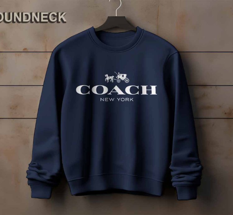 Coach Logo Sweatshirt Elegant Design Us Size