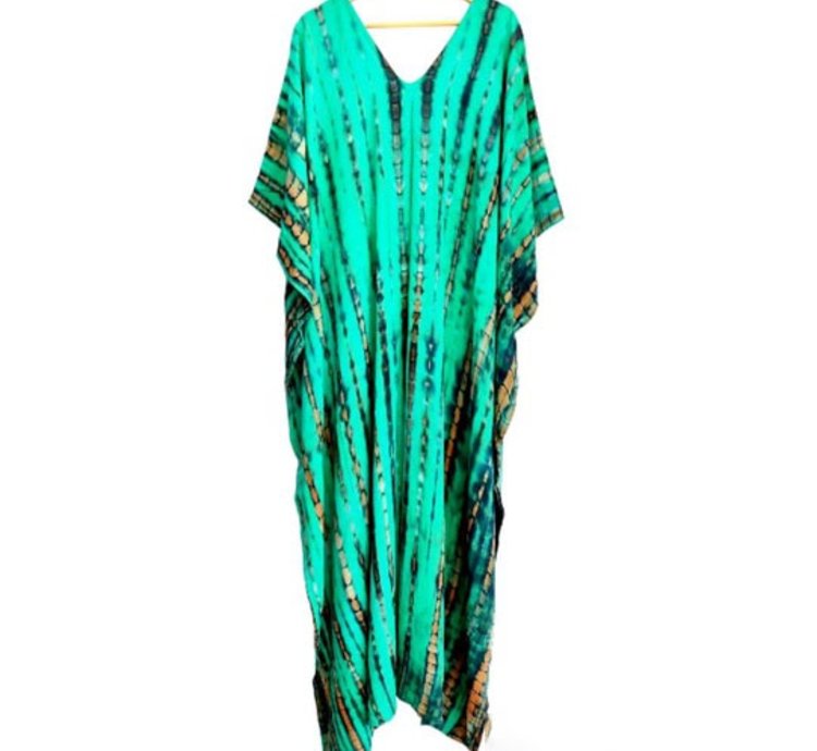 Oversized Bohemian Dress Flowy Rayon Beach Cover Up